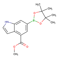 methyl 6-(4,4,5,5-tetramethyl-1,3,2-dioxaborolan-2-yl)-1H-indole-4-carboxylate