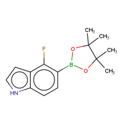 4-fluoro-5-(4,4,5,5-tetramethyl-1,3,2-dioxaborolan-2-yl)-1H-indole