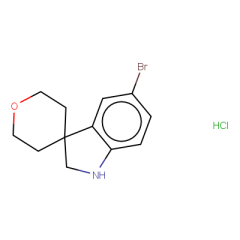 5-bromo-1,2-dihydrospiro[indole-3,4'-oxane] hydrochloride