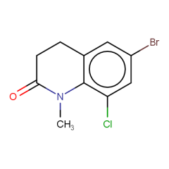 6-bromo-8-chloro-1-methyl-1,2,3,4-tetrahydroquinolin-2-one