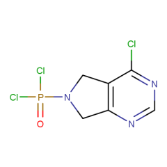 {4-chloro-5H,6H,7H-pyrrolo[3,4-d]pyrimidin-6-yl}phosphonoyl dichloride