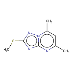 5,7-dimethyl-2-(methylsulfanyl)-[1,2,4]triazolo[1,5-a]pyrimidine