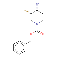 cis-1-cbz-4-amino-3-fluoropiperidine