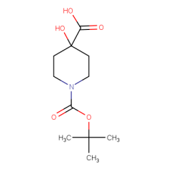 1-[(tert-butoxy)carbonyl]-4-hydroxypiperidine-4-carboxylic acid
