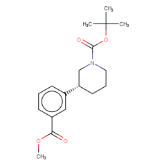 tert-butyl 3-[3-(methoxycarbonyl)phenyl]piperidine-1-carboxylate