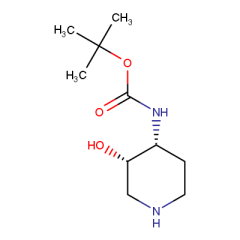 tert-butyl N-[(3S,4R)-rel-3-hydroxypiperidin-4-yl]carbamate