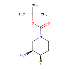 tert-butyl (3S,4R)-3-amino-4-fluoro-piperidine-1-carboxylate