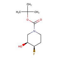 tert-butyl cis-4-fluoro-3-hydroxypiperidine-1-carboxylate