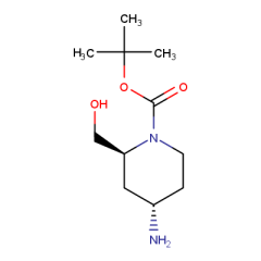 tert-butyl (2S,4S)-rel-4-amino-2-(hydroxymethyl)piperidine-1-carboxylate