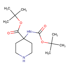 tert-butyl 4-{[(tert-butoxy)carbonyl]amino}piperidine-4-carboxylate
