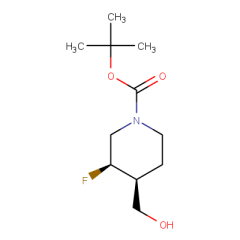tert-butyl (3R,4S)-3-fluoro-4-(hydroxymethyl)piperidine-1-carboxylate