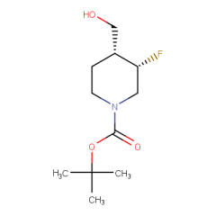 tert-butyl (3S,4R)-3-fluoro-4-(hydroxymethyl)piperidine-1-carboxylate