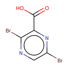 3,6-dibromopyrazine-2-carboxylic acid