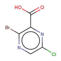 3-bromo-6-chloropyrazine-2-carboxylic acid