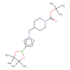 tert-butyl 4-{[4-(tetramethyl-1,3,2-dioxaborolan-2-yl)-1H-pyrazol-1-yl]methyl}piperidine-1-carboxylate