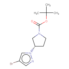 tert-butyl 3-(4-bromo-1H-pyrazol-1-yl)pyrrolidine-1-carboxylate
