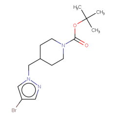 tert-butyl 4-[(4-bromo-1H-pyrazol-1-yl)methyl]piperidine-1-carboxylate