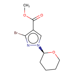 methyl 3-bromo-1-(oxan-2-yl)-1H-pyrazole-4-carboxylate