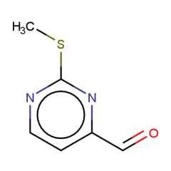 2-(methylsulfanyl)pyrimidine-4-carbaldehyde