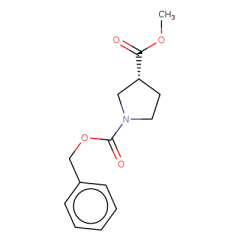 1-benzyl 3-methyl (3R)-pyrrolidine-1,3-dicarboxylate