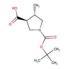 (3S,4S)-1-[(tert-butoxy)carbonyl]-4-methylpyrrolidine-3-carboxylic acid
