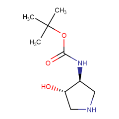 trans-3-(boc-amino)-4-hydroxypyrrolidine