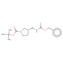 tert-butyl (3S)-3-({[(benzyloxy)carbonyl]amino}methyl)pyrrolidine-1-carboxylate