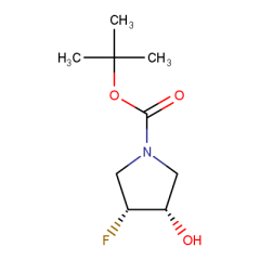 tert-butyl (3R,4S)-3-fluoro-4-hydroxypyrrolidine-1-carboxylate
