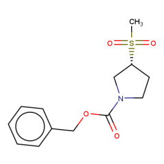 benzyl (3R)-3-methanesulfonylpyrrolidine-1-carboxylate