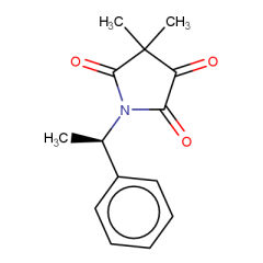 4,4-dimethyl-1-[(1R)-1-phenylethyl]pyrrolidine-2,3,5-trione