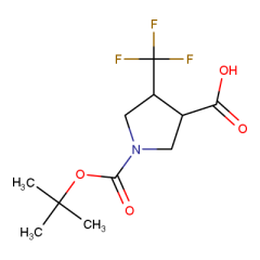 Trans (+/-) [4-(Trifluoromethyl)pyrrolidine]-1,3-dicarboxylic acid 1-tert-butyl ester