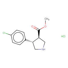 methyl (3R,4S)-4-(4-chlorophenyl)pyrrolidine-3-carboxylate hydrochloride