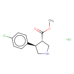 methyl (3S,4R)-4-(4-chlorophenyl)pyrrolidine-3-carboxylate hydrochloride