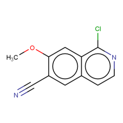 1-chloro-7-methoxyisoquinoline-6-carbonitrile