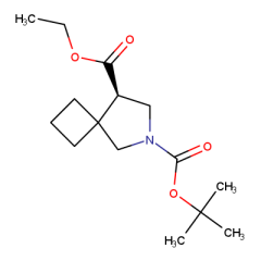 6-tert-butyl 8-ethyl 6-azaspiro[3.4]octane-6,8-dicarboxylate
