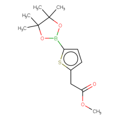 methyl 2-[5-(4,4,5,5-tetramethyl-1,3,2-dioxaborolan-2-yl)thiophen-2-yl]acetate