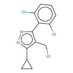 4-(chloromethyl)-5-cyclopropyl-3-(2,6-dichlorophenyl)-1,2-oxazole