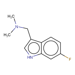 [(6-fluoro-1H-indol-3-yl)methyl]dimethylamine