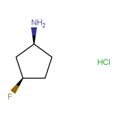 (1S,3R)-3-fluorocyclopentan-1-amine hydrochloride