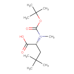 (2R)-2-{[(tert-butoxy)carbonyl](methyl)amino}-4,4-dimethylpentanoic acid