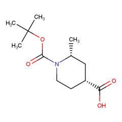 (2R,4R)-1-[(tert-butoxy)carbonyl]-2-methylpiperidine-4-carboxylic acid