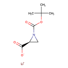 lithium (S)-1-(tert-butoxycarbonyl)aziridine-2-carboxylate