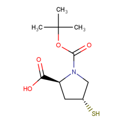 (2S,4R)-1-[(tert-butoxy)carbonyl]-4-sulfanylpyrrolidine-2-carboxylic acid