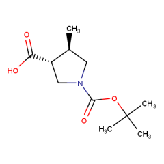 (3R,4R)-1-[(tert-butoxy)carbonyl]-4-methylpyrrolidine-3-carboxylic acid