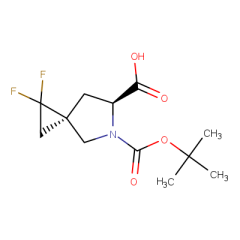 (3R,6S)-5-[(tert-butoxy)carbonyl]-1,1-difluoro-5-azaspiro[2.4]heptane-6-carboxylic acid