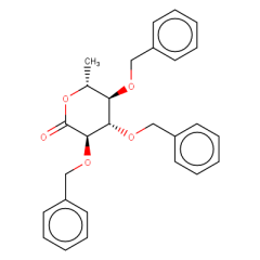 (3R,4S,5R,6R)-3,4,5-tris(benzyloxy)-tetrahydro-6-methylpyran-2-one