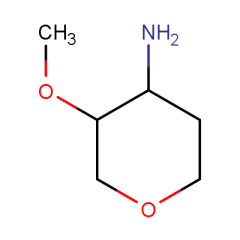 (3S,4R)-3-methoxyoxan-4-amine