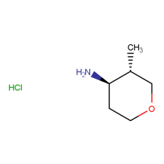 (3S,4R)-3-methyloxan-4-amine hydrochloride