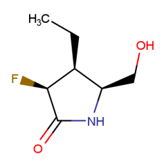(3S,4S,5S)-4-ethyl-3-fluoro-5-(hydroxymethyl)pyrrolidin-2-one
