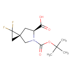 (3S,6S)-5-[(tert-butoxy)carbonyl]-1,1-difluoro-5-azaspiro[2.4]heptane-6-carboxylic acid